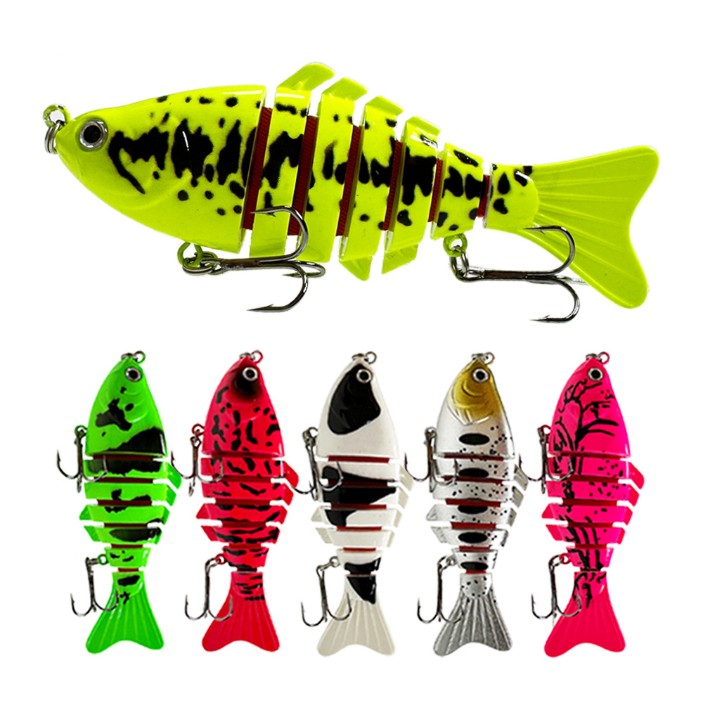Fishing Lure Popper - 1pc 멀티 세그먼트 하드 루어 10cm