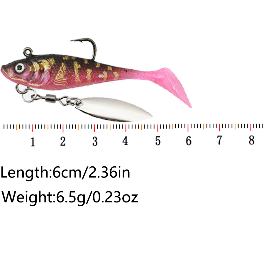 5개입 T-테일 소프트 베이트 인조 워블러, 트롤링용  - Fishing Lure Swimbait 리뷰 및 가격
