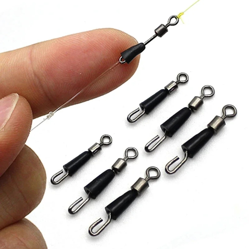 30-90개 베어링 스위블 낚시 커넥터 스테인레스 스틸 - Fishing Lure Accessories 리뷰 및 가격