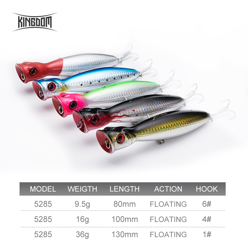 킹덤 플로팅 포퍼 낚시 미끼 80mm 9.5g 100m - Fishing Lure Popper 리뷰 및 가격