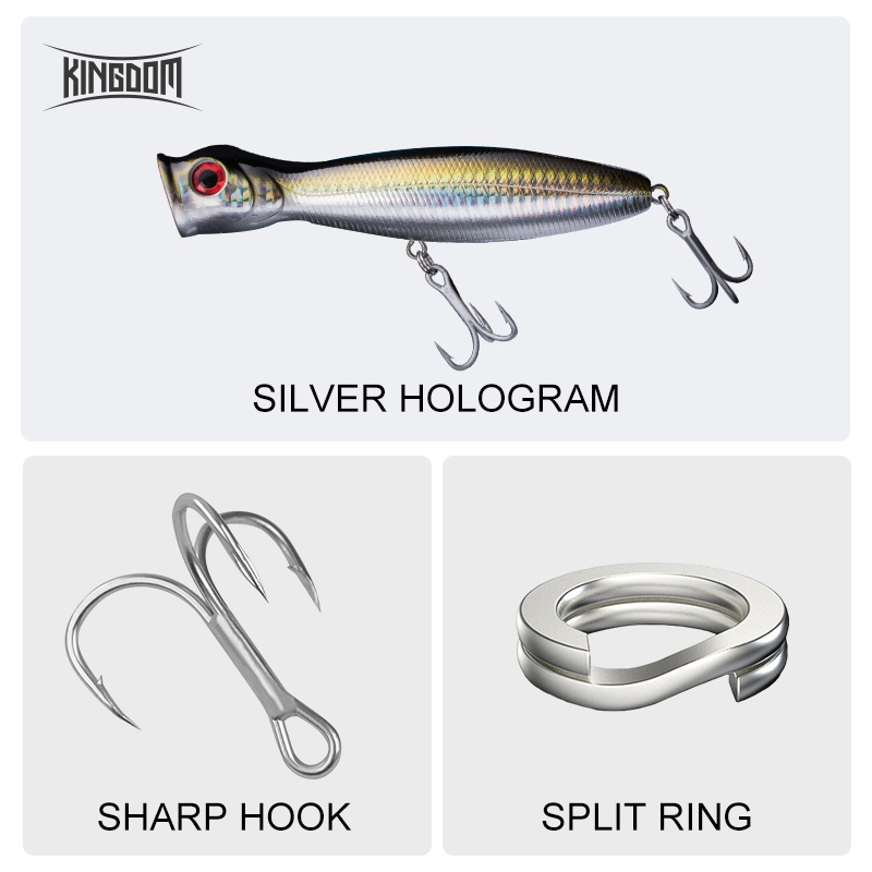 킹덤 플로팅 포퍼 낚시 미끼 80mm 9.5g 100m - Fishing Lure Popper 리뷰 및 가격