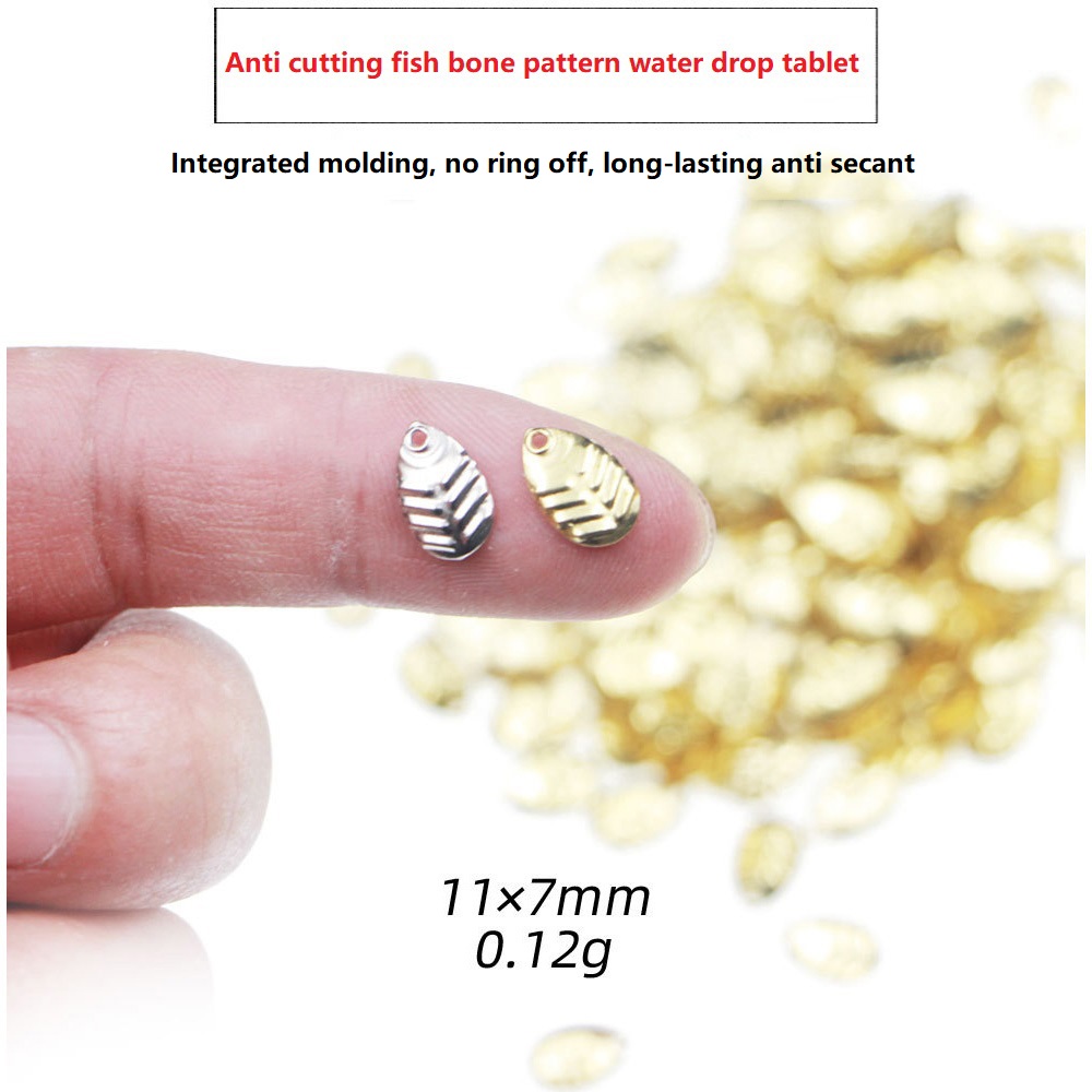 50 개/몫 DIY 낚시 스피너 스팽글 링 미끼 미끼  - Fishing Lure Spinnerbait 리뷰 및 가격