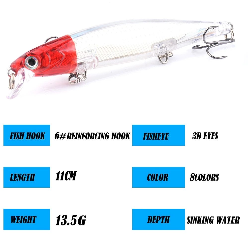 1개 레이저 싱킹 미노우 낚시 루어 11cm/13.5g - Fishing Lure Spinnerbait 리뷰 및 가격
