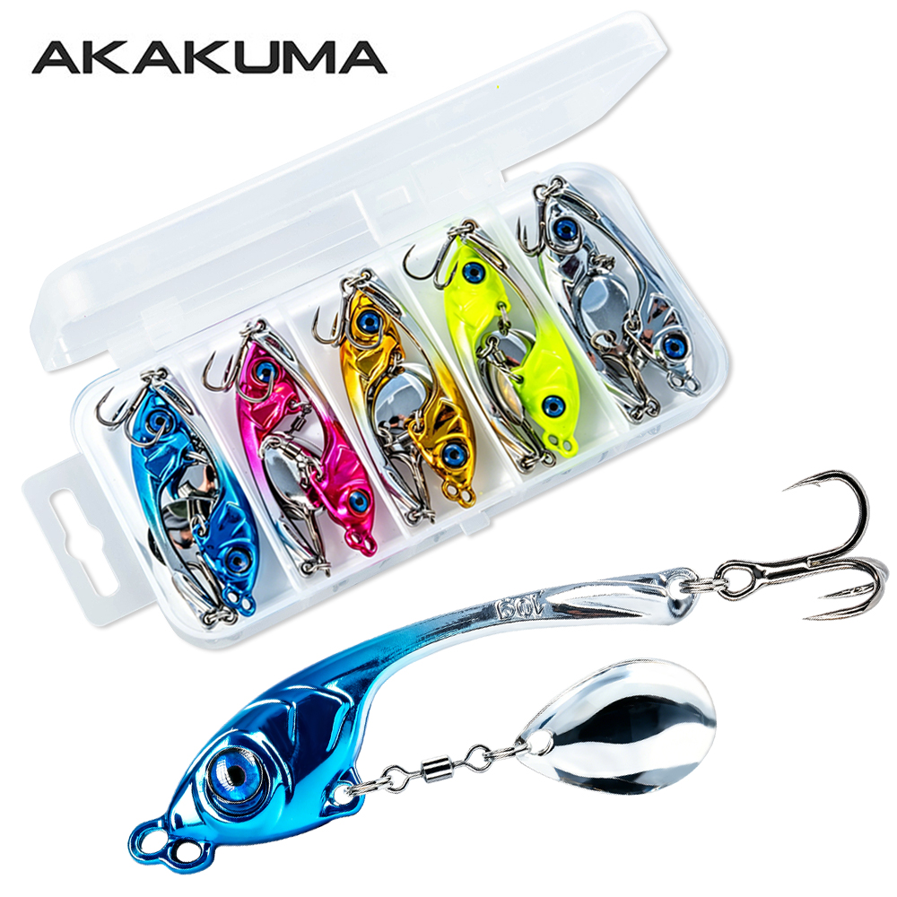 10개/박스 이중 홀 메탈 VIB 루어 5g 7g 10 - Fishing Lure Spinnerbait 리뷰 및 가격
